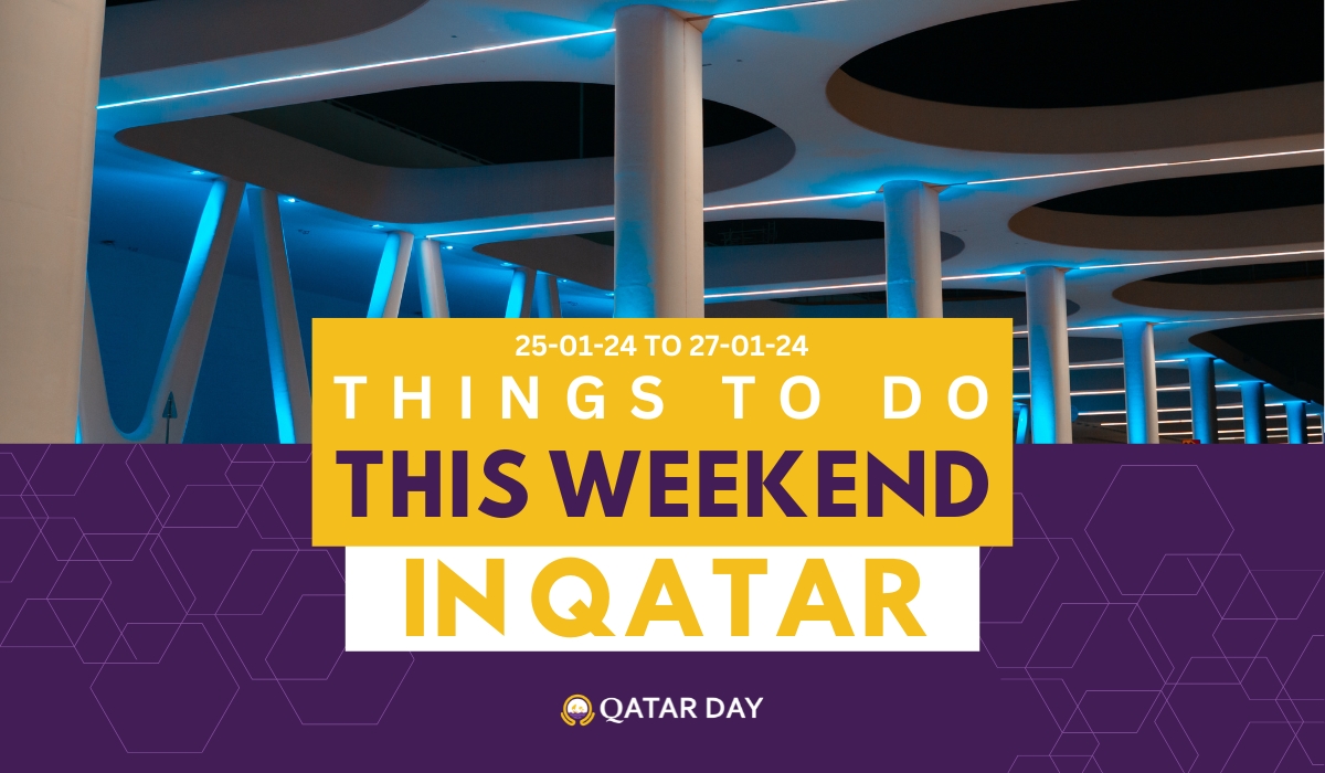 Things to do in Qatar this weekend: January 25 to January 27, 2024